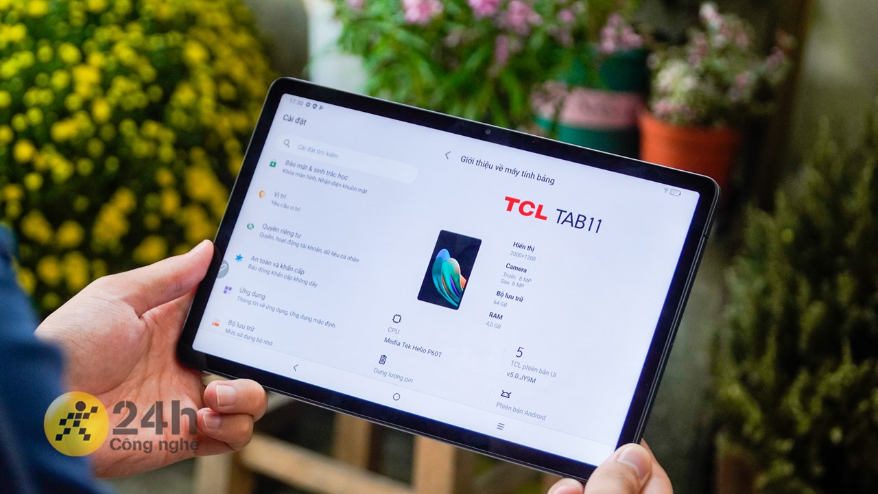 TCL Tab 11 được trang bị bộ cấu hình tốt.