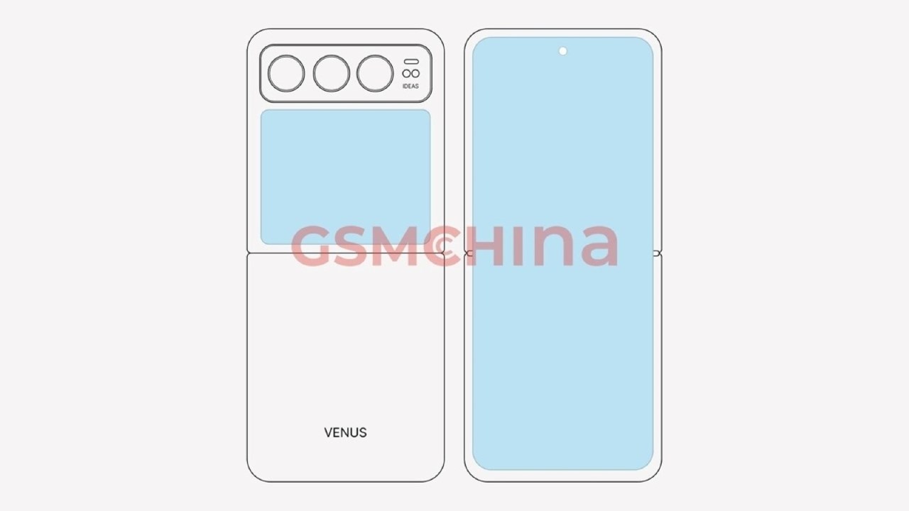 Ảnh render được cho là của Xiaomi MIX Flip do GSMChina đăng tải