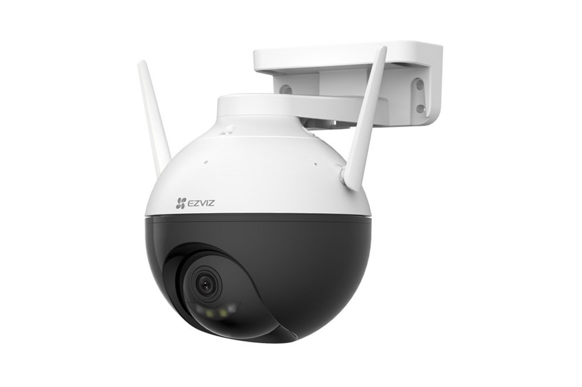 Khả năng xoay chéo 105 độ và xoay ngang 360 độ, camera quay được bao quát không gian Khả năng xoay chéo 105 độ và xoay ngang 360 độ, camera quay được bao quát không gian