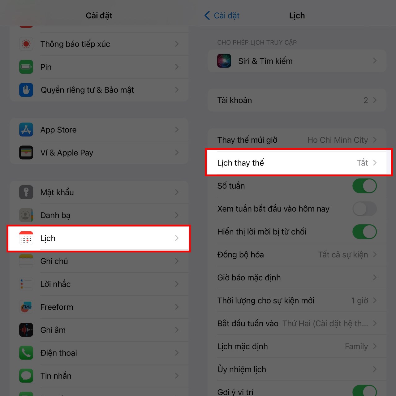 Hướng dẫn cách thêm lịch âm vào iPhone