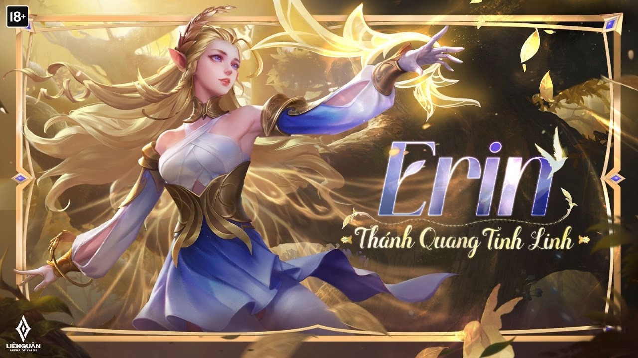 Phiên bản cập nhật mới cũng sẽ giới thiệu tướng mới Erin Thánh Quang Tinh Linh Phiên bản cập nhật mới cũng sẽ giới thiệu tướng mới Erin Thánh Quang Tinh Linh