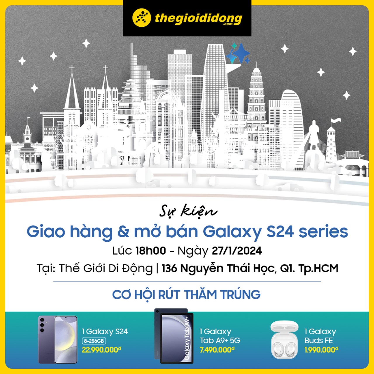 Sự kiện giao hàng và mở bán Galaxy S24 Series sắp diễn ra