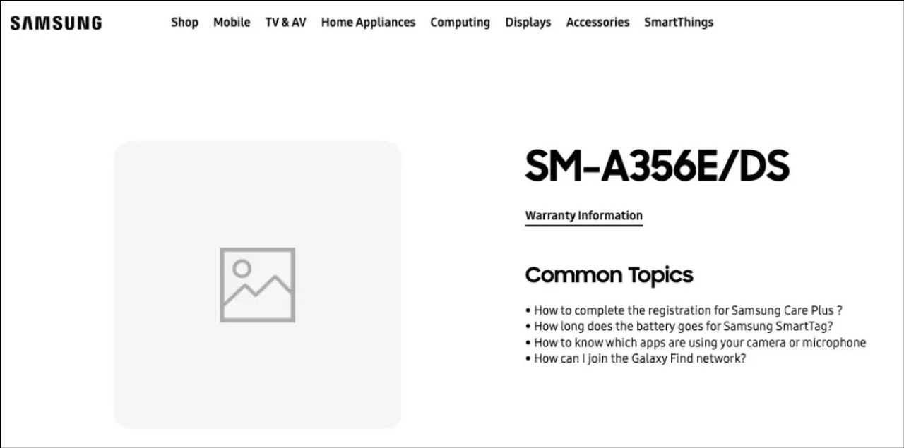 Smartphone A35 đã bắt đầu xuất hiện trên trang web của Samsung Smartphone A35 đã bắt đầu xuất hiện trên trang web của Samsung