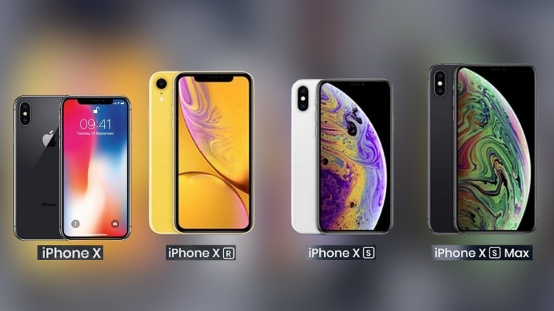 iPhone X Series có 4 phiên bản gồm iPhone X, iPhone Xr, iPhone Xs, iPhone Xs Max iPhone X Series có 4 phiên bản gồm iPhone X, iPhone Xr, iPhone Xs, iPhone Xs Max