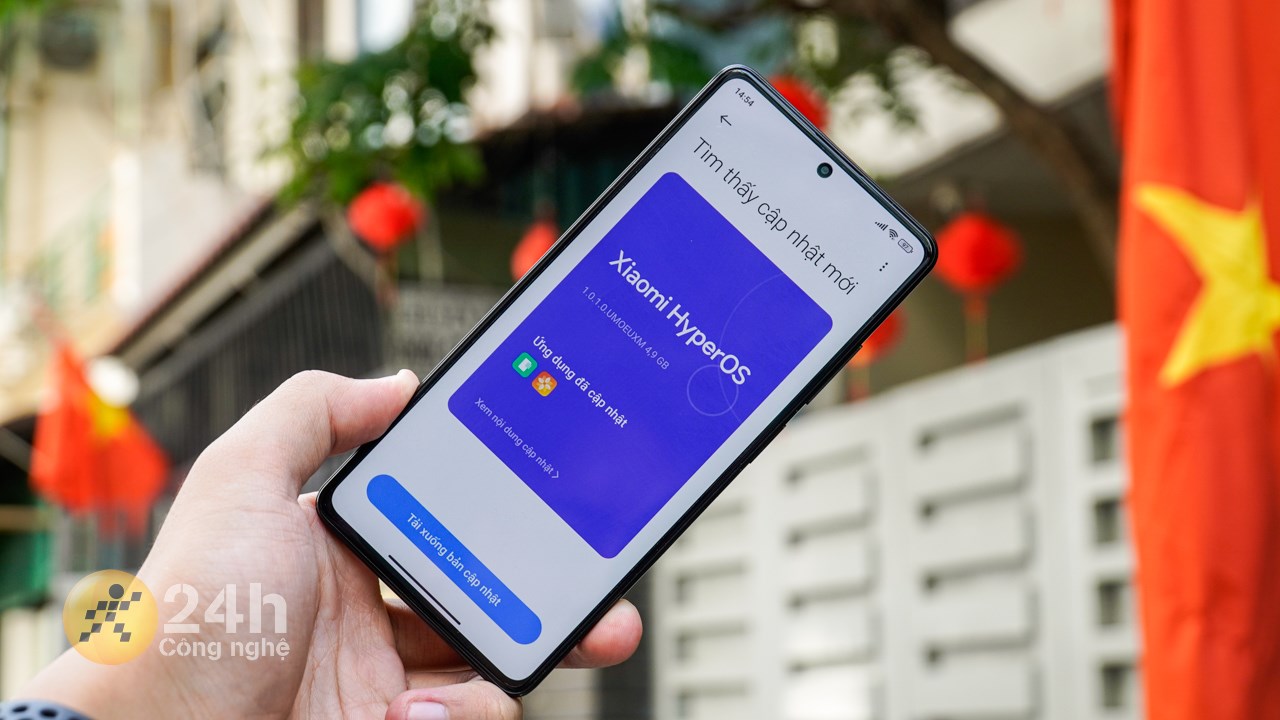 Redmi Note 12 Pro 5G của mình đã nhận được bản cập nhật Xiaomi HyperOS với dung lượng khoảng 4.9 GB.
