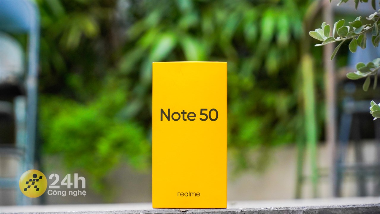 Hộp đựng realme Note 50 được thiết kế rất đơn giản. Hộp đựng realme Note 50 được thiết kế rất đơn giản.