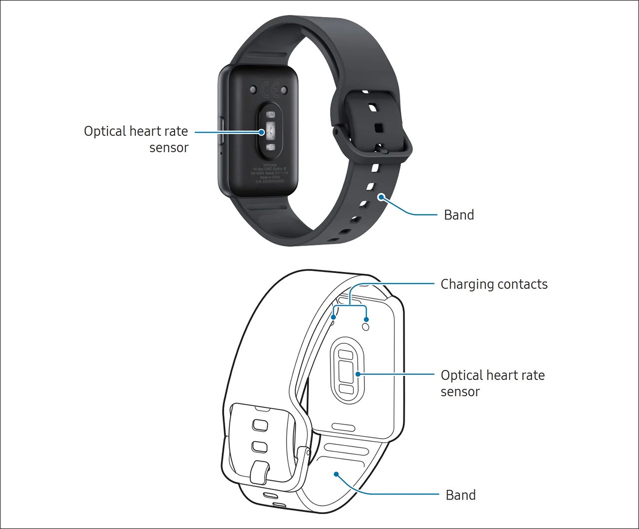 Tài liệu hướng dẫn của Galaxy Fit 3 bị rò rỉ