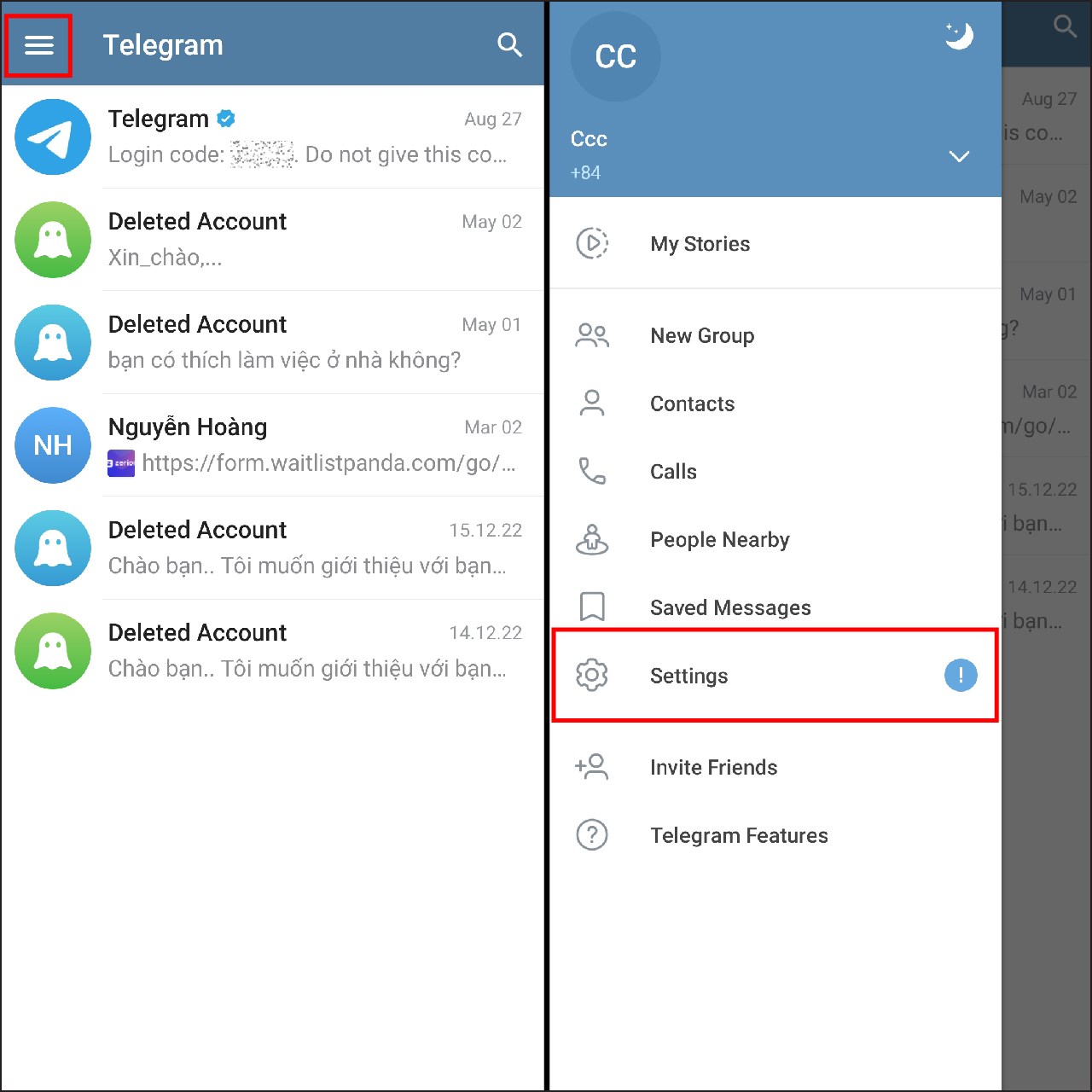Cách bảo mật tài khoản Telegram Cách bảo mật tài khoản Telegram