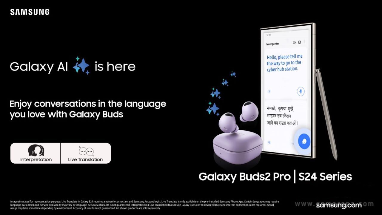 Tính năng Dịch trực tiếp cuộc gọi của Galaxy AI sẽ được phổ cập trên tai nghe Galaxy Buds2 Pro Tính năng Dịch trực tiếp cuộc gọi của Galaxy AI sẽ được phổ cập trên tai nghe Galaxy Buds2 Pro