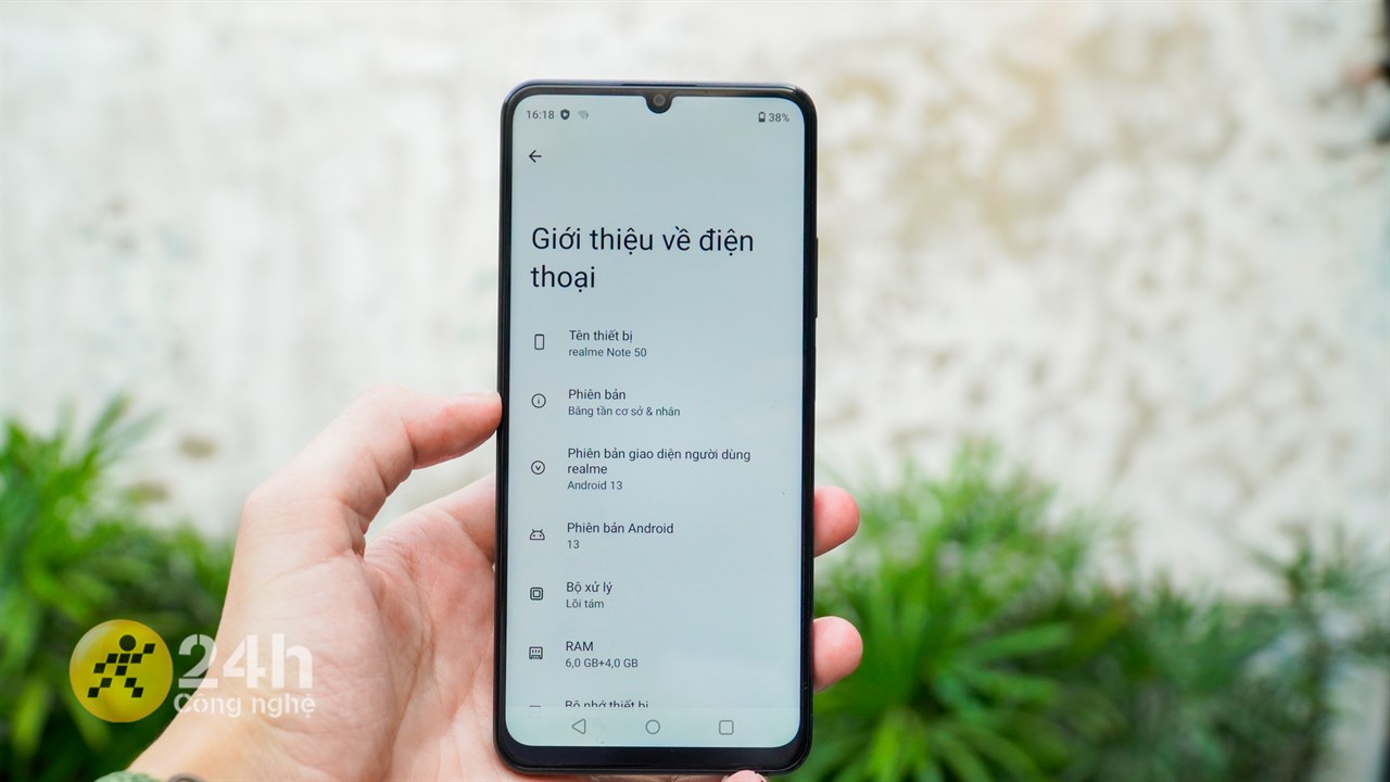 realme Note 50 được trang bị bộ cấu hình tốt trong tầm giá.