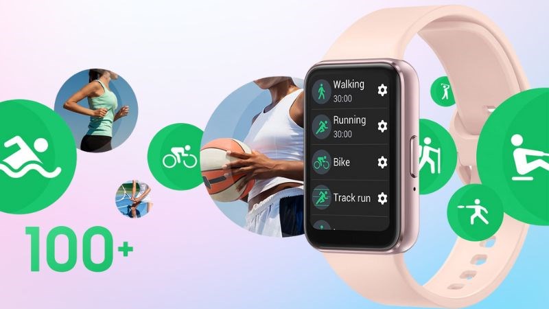 Samsung Fit3 nhận diện được nhiều môn thể thao khác nhau 