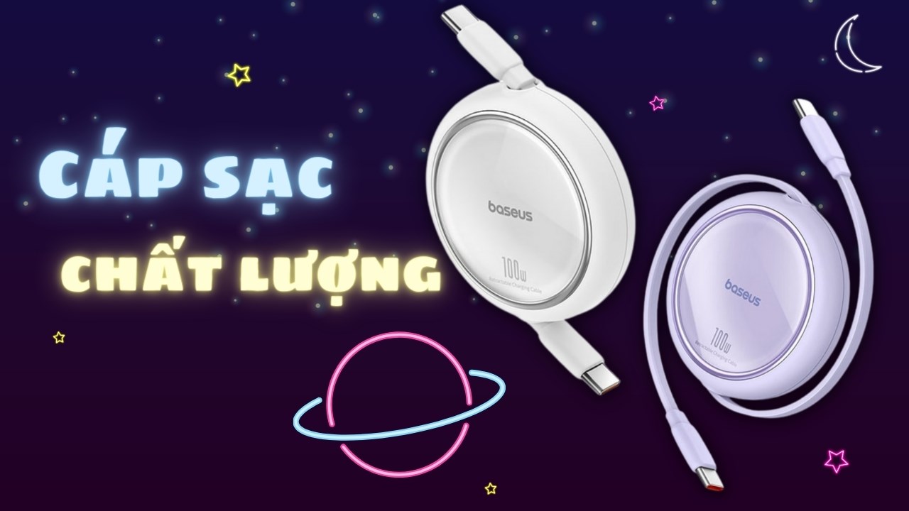 TOP 5 cáp sạc Baseus đáng mua tại TGDĐ: Toàn hàng chính hãng, giá tốt! TOP 5 cáp sạc Baseus đáng mua tại TGDĐ: Toàn hàng chính hãng, giá tốt!