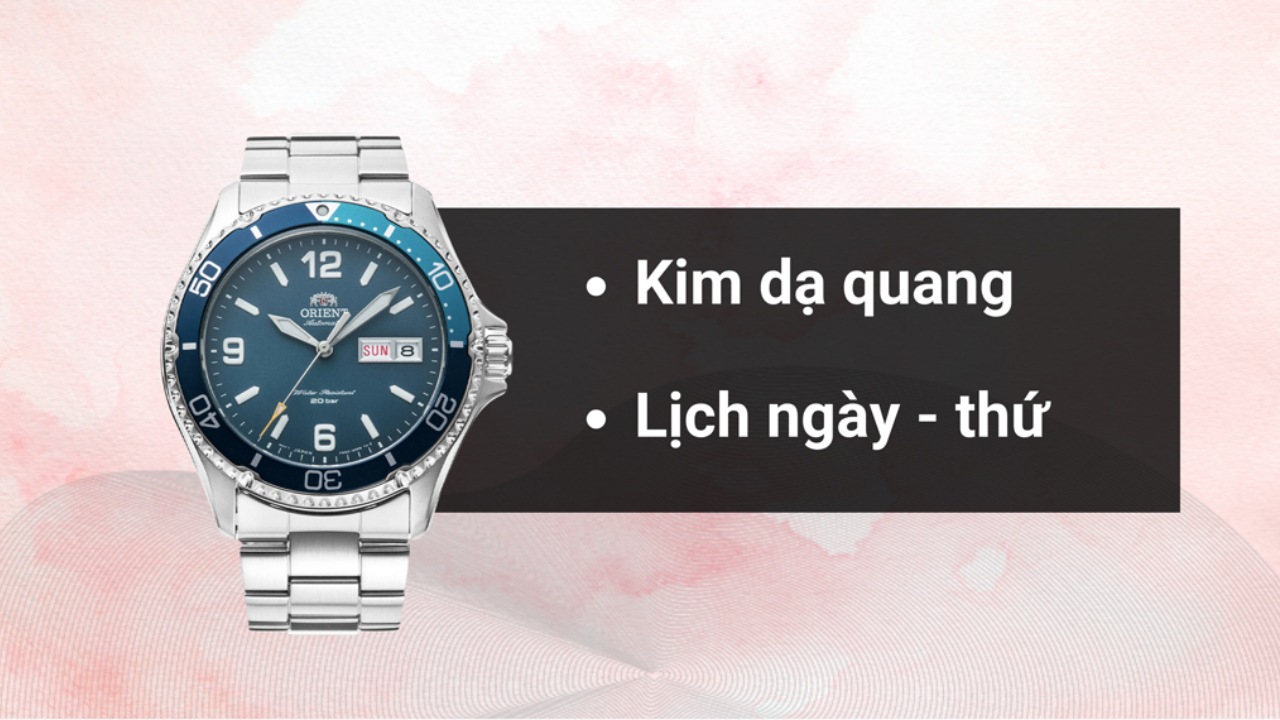 4. Đồng hồ Orient Mako 41.8 mm Nam RA-AA0818L19B