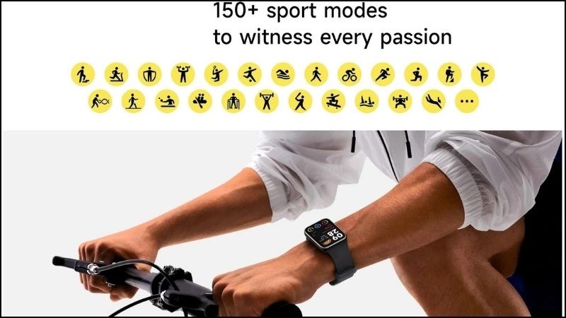 Mi Band 8 Pro được trang bị hơn 150 bài tập thể thao cho người dùng Mi Band 8 Pro được trang bị hơn 150 bài tập thể thao cho người dùng