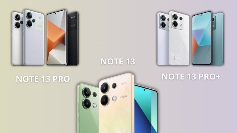 Bảng màu của Redmi Note 13 Series Bảng màu của Redmi Note 13 Series