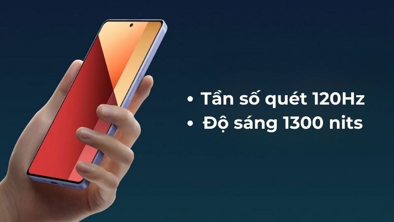 Redmi Note 13 Pro có tần số quét và độ sáng màn hình cao