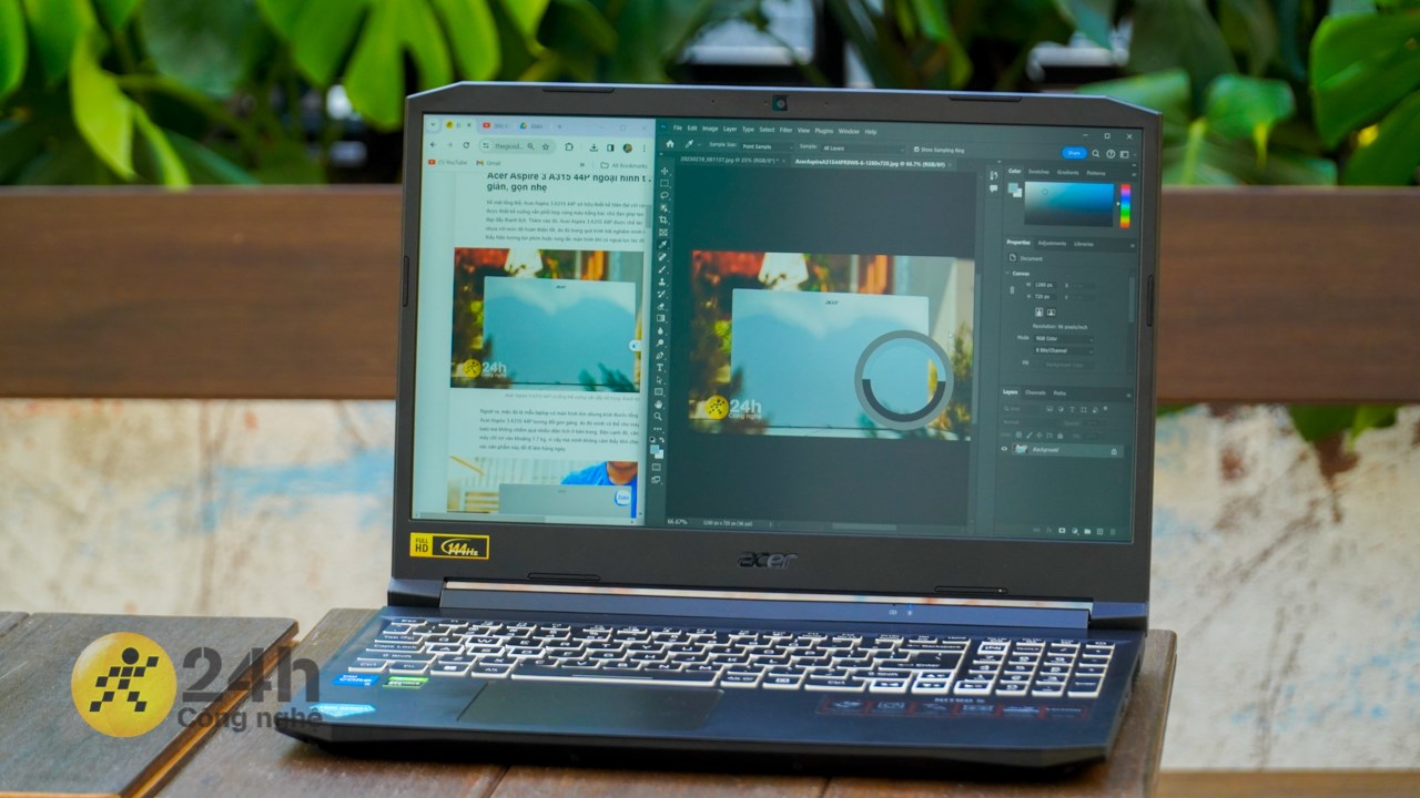 Acer Nitro 5 AN515 57 5669 còn có thể đáp ứng tốt nhu cầu đa nhiệm của mình. Acer Nitro 5 AN515 57 5669 còn có thể đáp ứng tốt nhu cầu đa nhiệm của mình.