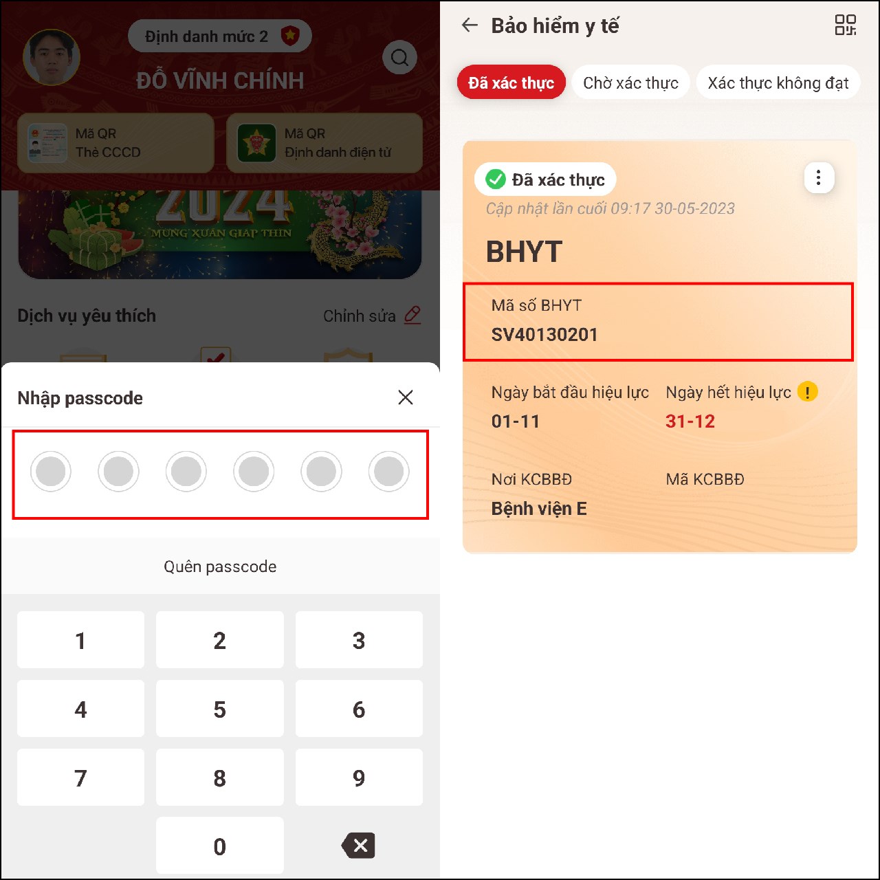 Cách xem mã BHYT trên VNeID Cách xem mã BHYT trên VNeID