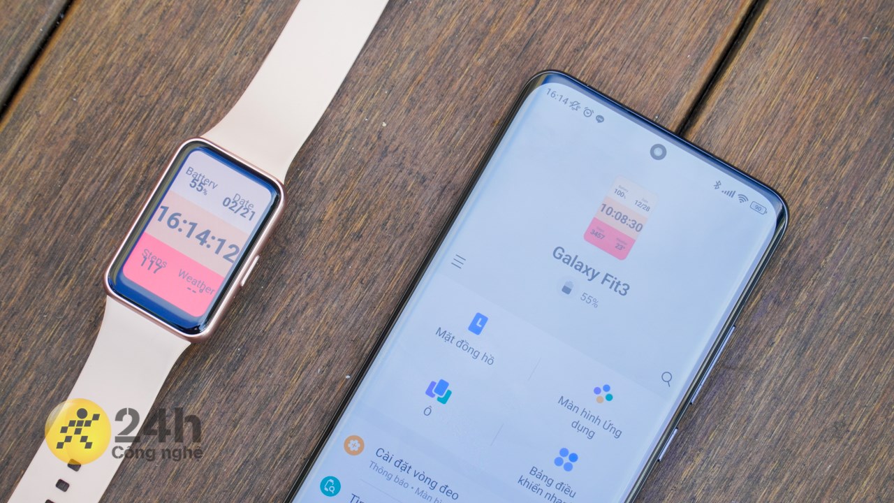 Galaxy Fit3 còn hỗ trợ tốt những ứng dụng thứ 3. Galaxy Fit3 còn hỗ trợ tốt những ứng dụng thứ 3.