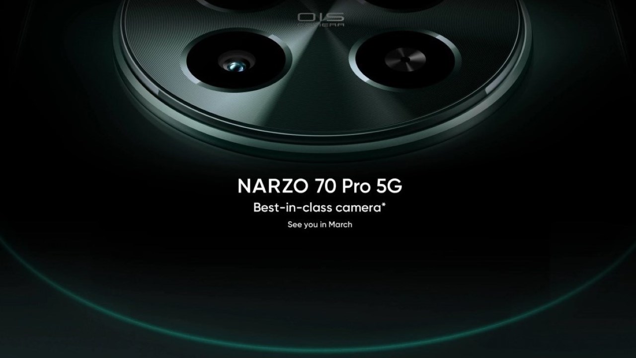 Thiết kế cụm camera sau của realme Narzo 70 Pro 5G được hé lộ trên trang web realme Thiết kế cụm camera sau của realme Narzo 70 Pro 5G được hé lộ trên trang web realme