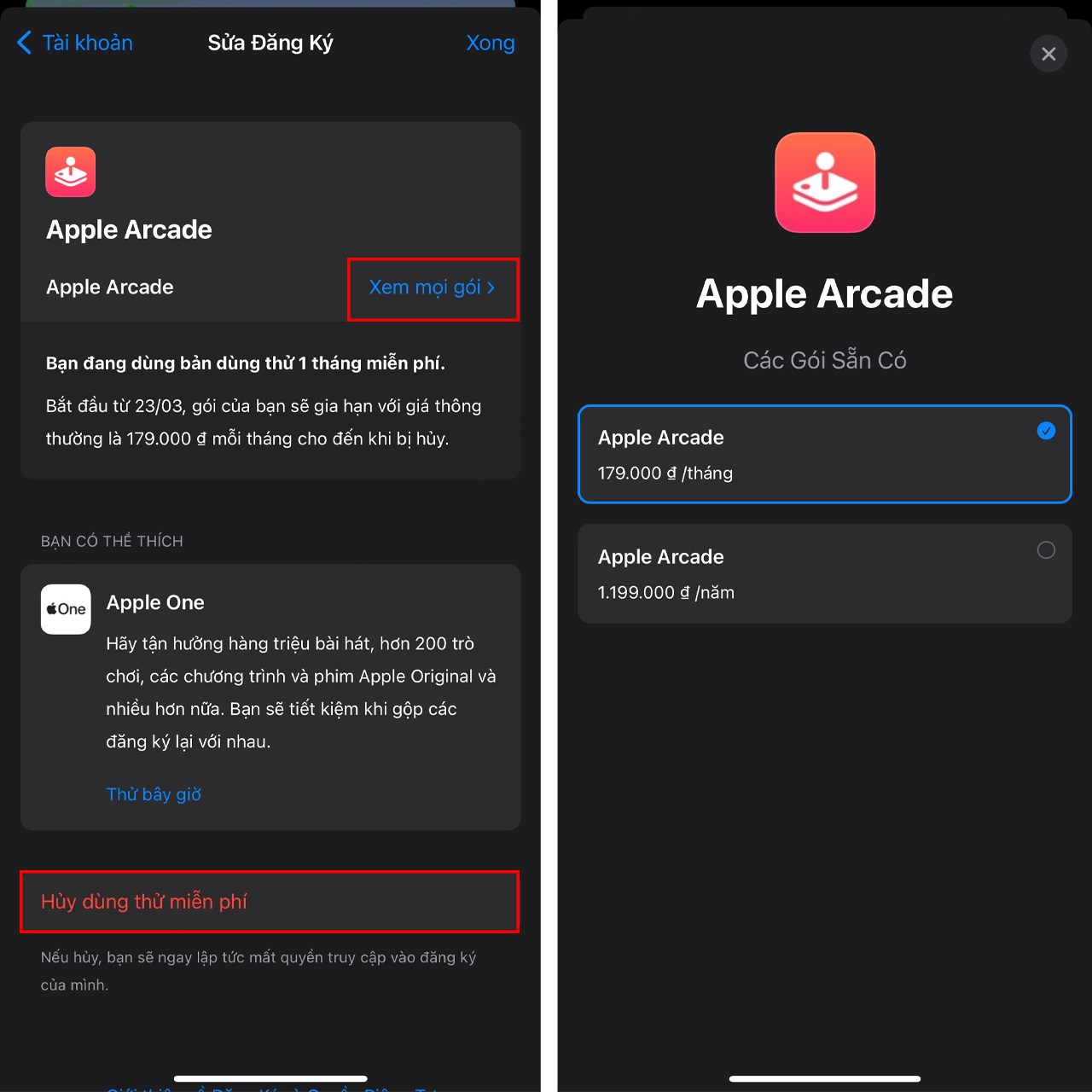 Cách huỷ đăng ký ứng dụng trên iPhone