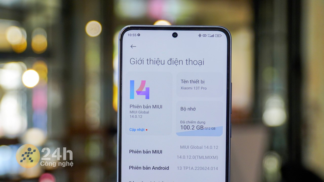 Trước khi cập nhật Xiaomi HyperOS, Xiaomi 13T Pro của mình chạy MIUI Global 14.0.12. Trước khi cập nhật Xiaomi HyperOS, Xiaomi 13T Pro của mình chạy MIUI Global 14.0.12.