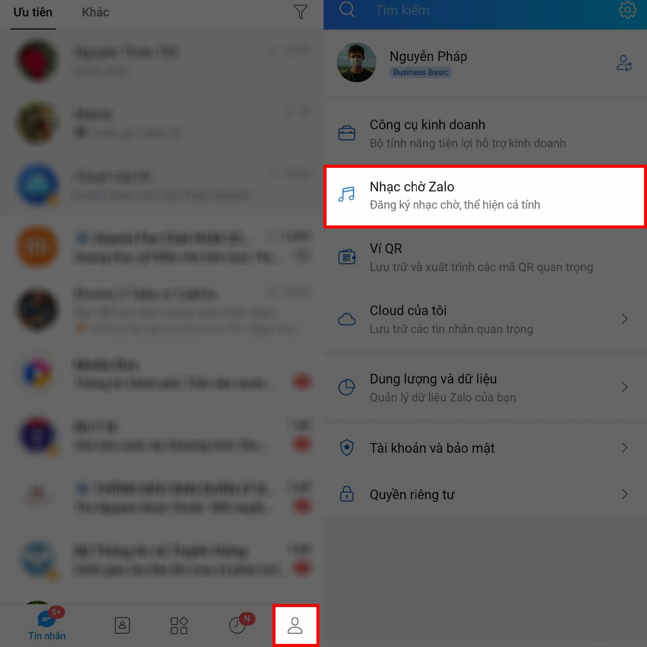 Hướng dẫn cách tặng nhạc chờ Zalo