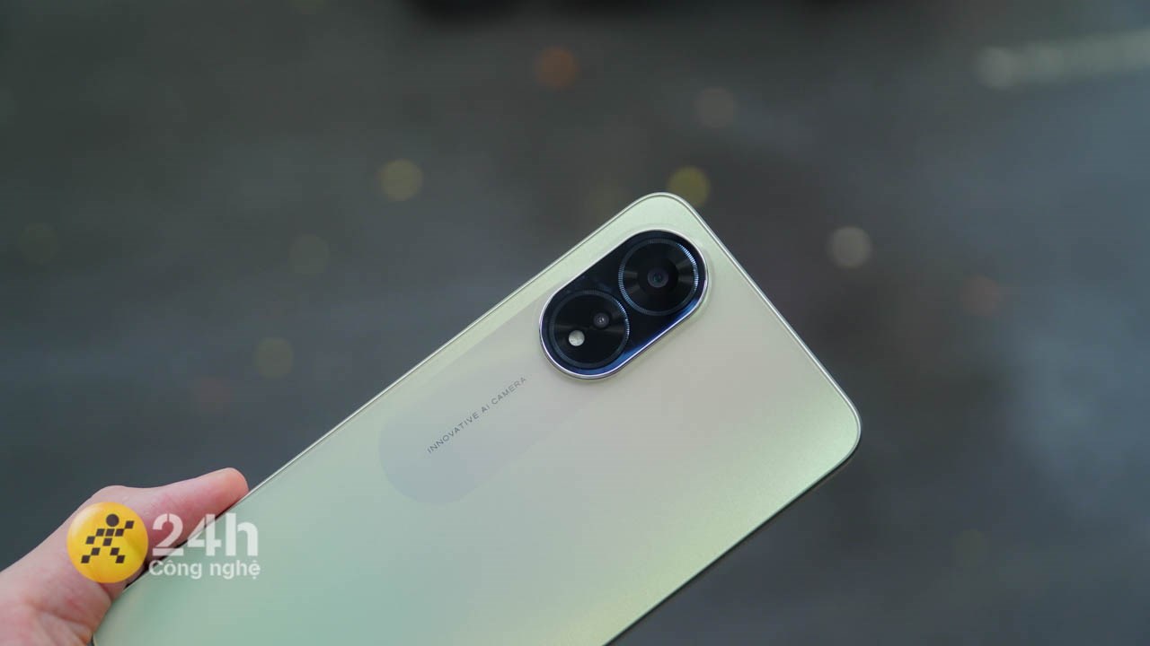 Mình mong mặt lưng OPPO A40 được làm dạng giả da và cụm camera đồng màu hơn thế hệ trước (ảnh minh họa: OPPO A38).