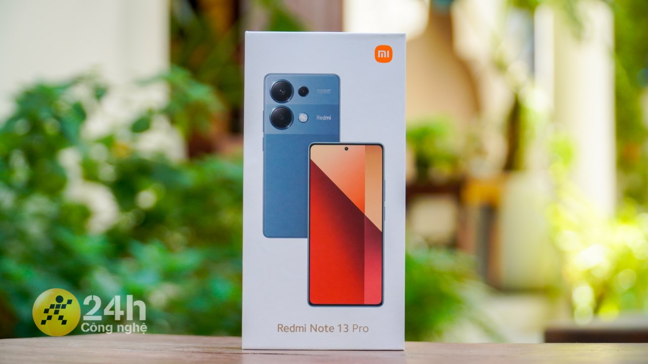 Hộp đựng Redm Note 13 Pro 4G được thiết kế chỉn chu và thân thuộc.