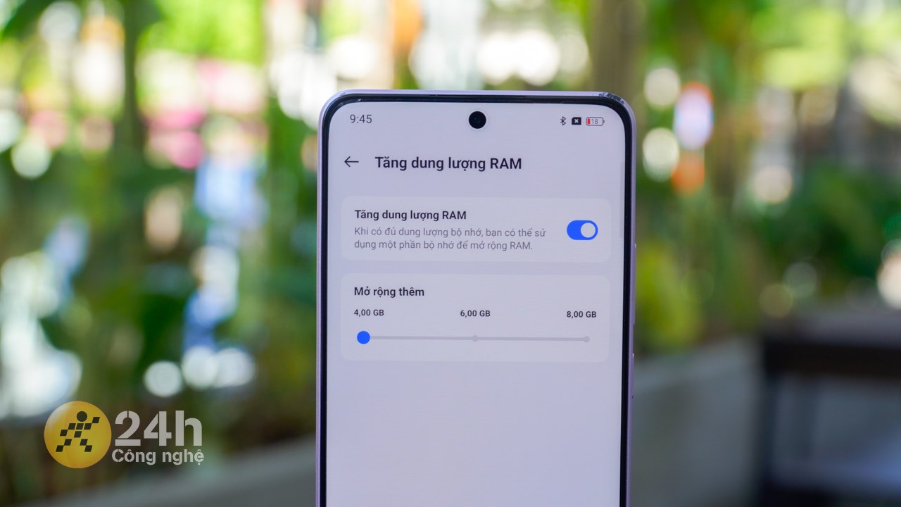 OPPO Reno11 F 5G còn được trang bị dung lượng RAM tối đa 16 GB (8 GB RAM chính + 8 GB RAM ảo) nên máy có thể đa nhiệm tốt. OPPO Reno11 F 5G còn được trang bị dung lượng RAM tối đa 16 GB (8 GB RAM chính + 8 GB RAM ảo) nên máy có thể đa nhiệm tốt.