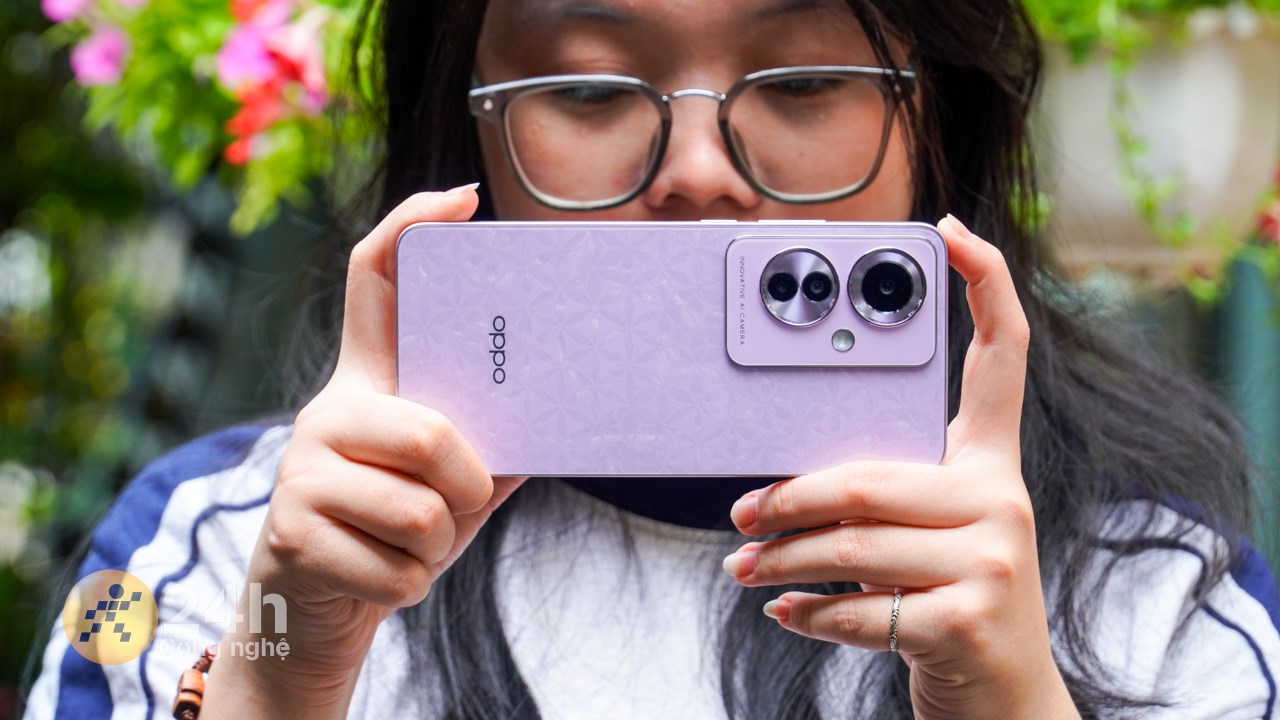 OPPO Reno11 F 5G còn được trang bị hệ thống camera tốt. OPPO Reno11 F 5G còn được trang bị hệ thống camera tốt.