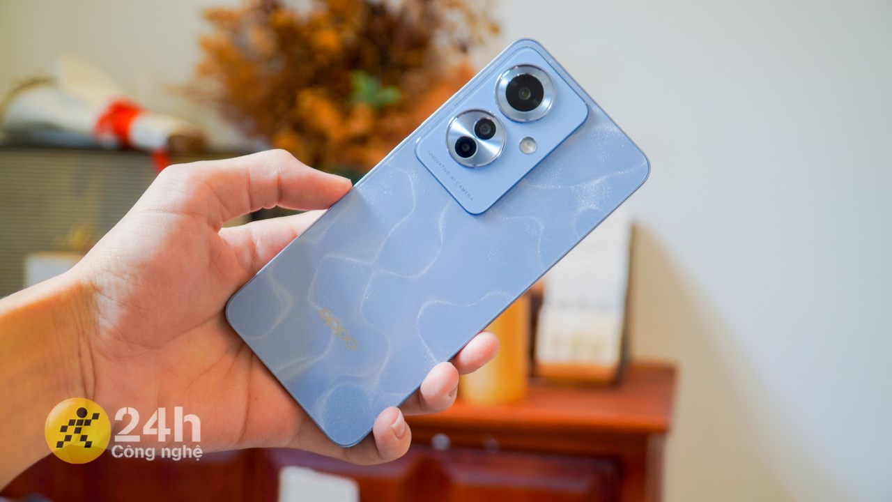 OPPO Reno11 F 5G bản màu Xanh Dương. OPPO Reno11 F 5G bản màu Xanh Dương.