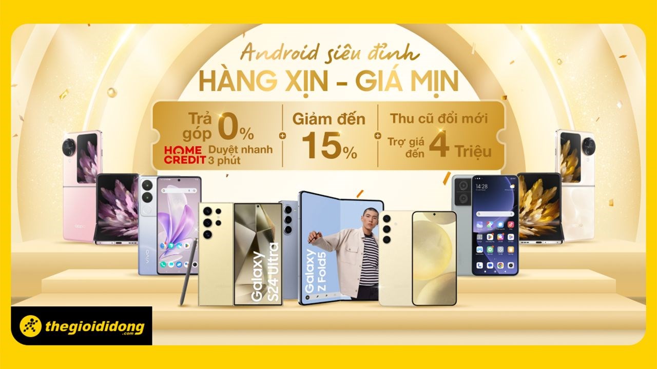 Smartphone Android cao cấp, hàng xịn - giá 