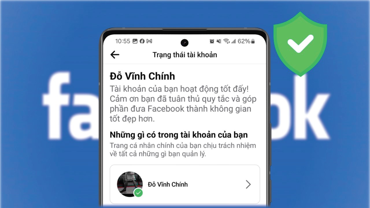 Cách kiểm tra trạng thái tài khoản Facebook