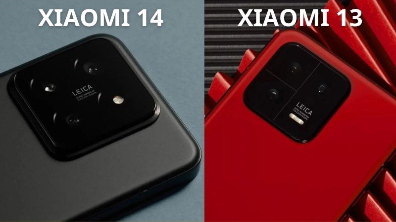Xiaomi 14 có thiết kế module camera lớn hơn nhiều so với Xiaomi 13