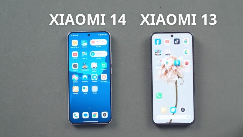 Cả 2 mẫu đều có chung kiểu màn hình và viền màn hình siêu mỏng