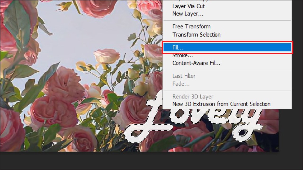 Cách xóa chữ trên ảnh bằng Photoshop Cách xóa chữ trên ảnh bằng Photoshop