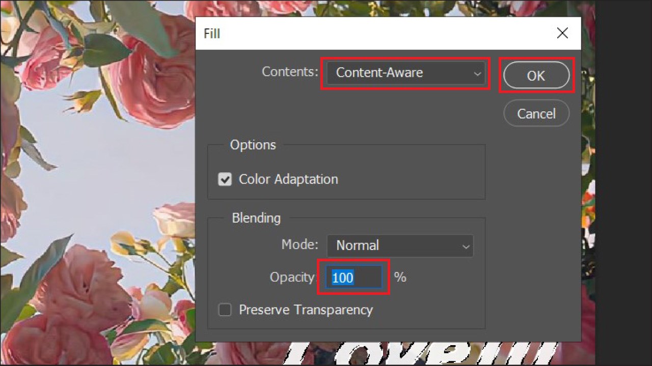 Cách xóa chữ trên ảnh bằng Photoshop Cách xóa chữ trên ảnh bằng Photoshop