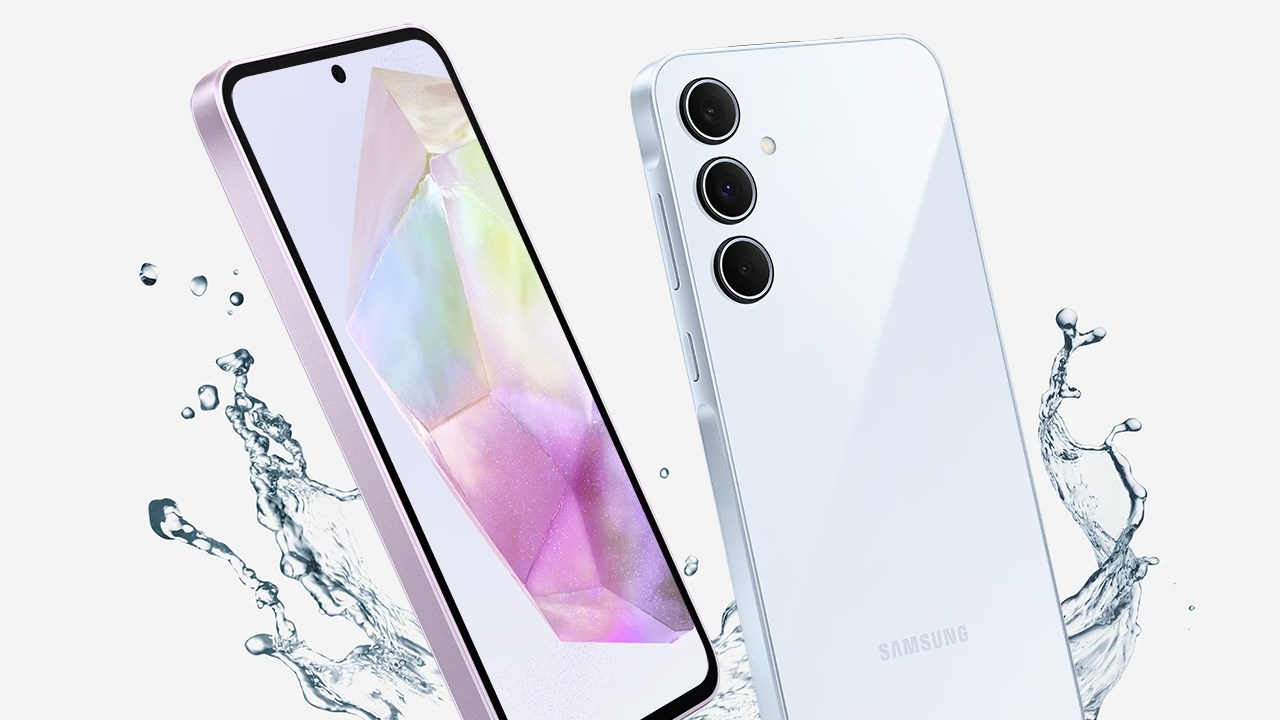 Galaxy A35 5G vẫn giữ được sự trẻ trung với phong cách thiết kế vuông vắn kết hợp viền bo cong