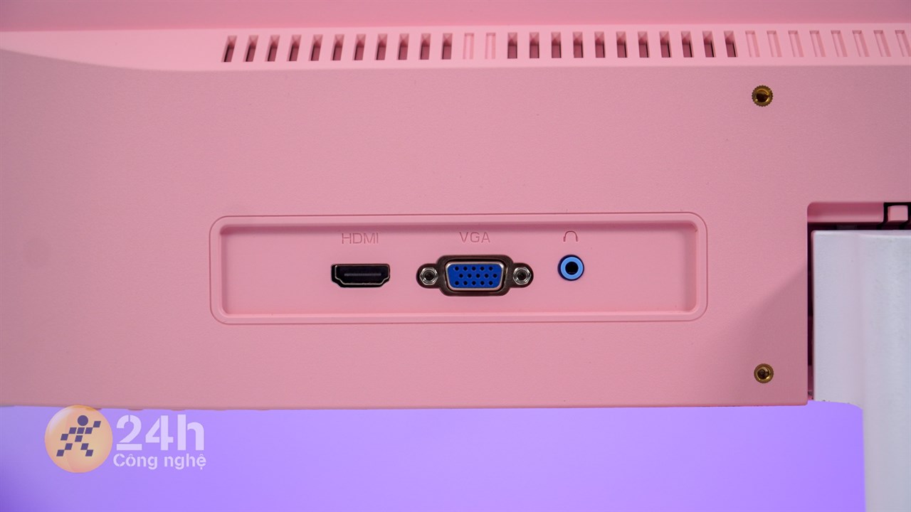 Viewsonic VA2436-H không đi kèm với quá nhiều cổng kết nối. Viewsonic VA2436-H không đi kèm với quá nhiều cổng kết nối.
