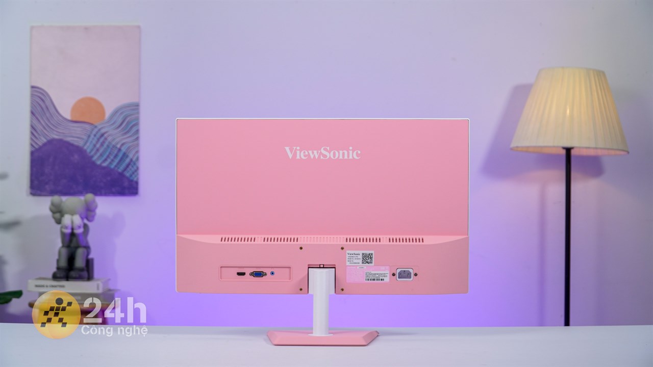 Viewsonic VA2436-H có ngoại hình rất dễ thương nhờ sử dụng tông màu hồng làm chủ đạo. Viewsonic VA2436-H có ngoại hình rất dễ thương nhờ sử dụng tông màu hồng làm chủ đạo.