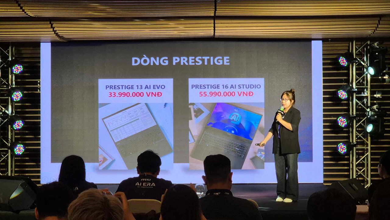 Mức giá chính thức của MSI Prestige tại Việt Nam Mức giá chính thức của MSI Prestige tại Việt Nam