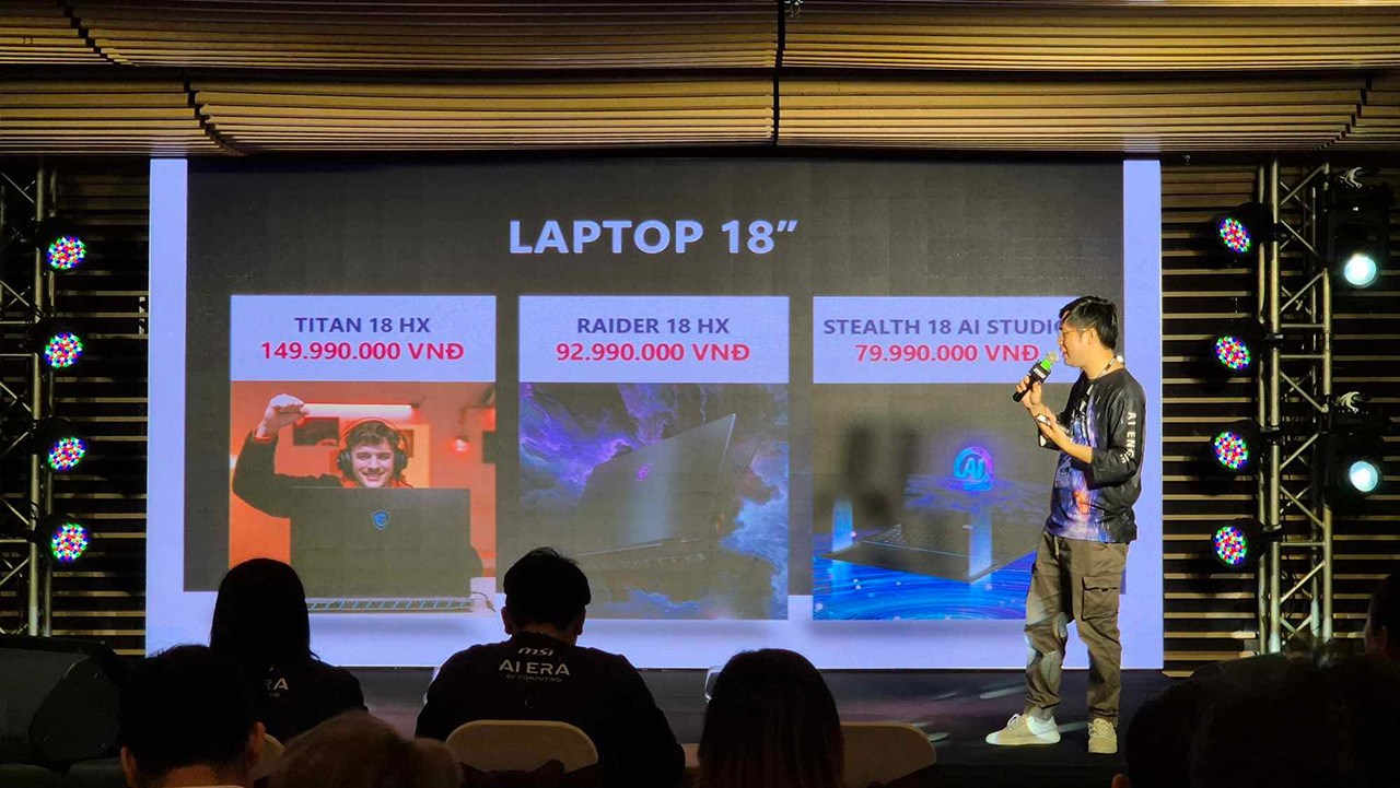 Mức giá chính thức của dòng laptop gaming MSI 18 inch Mức giá chính thức của dòng laptop gaming MSI 18 inch
