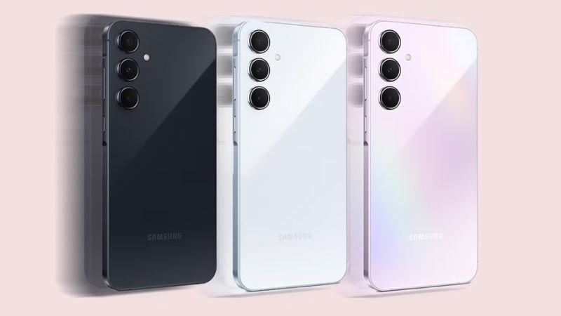 Samsung A55 sở hữu 3 màu sắc trẻ trung, mới lạ