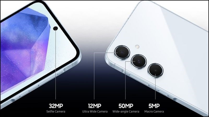 Thông số camera của Samsung A55