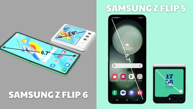 Sự khác biệt có thể có về màn hình giữa 2 phiên bản