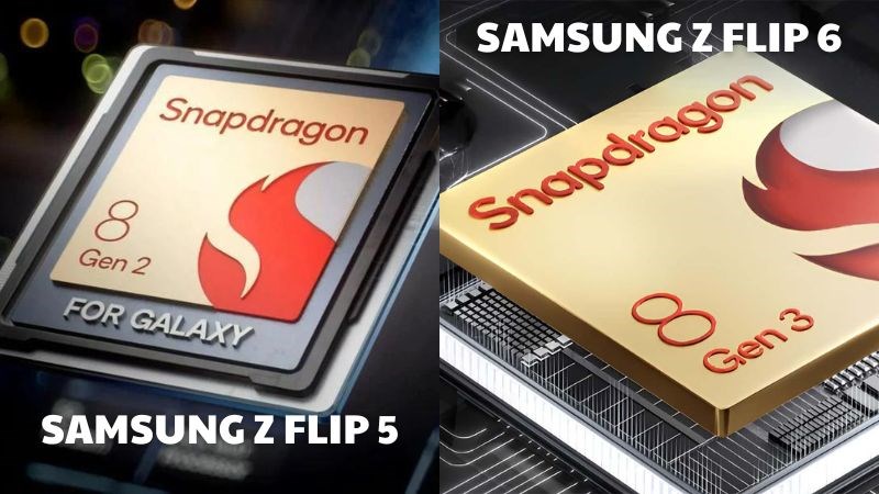 Samsung Z Flip 5 được trang bị chip Snapdra gon 8 Gen, còn Z Flip 6 sẽ là Snapdragon 8 Gen 3