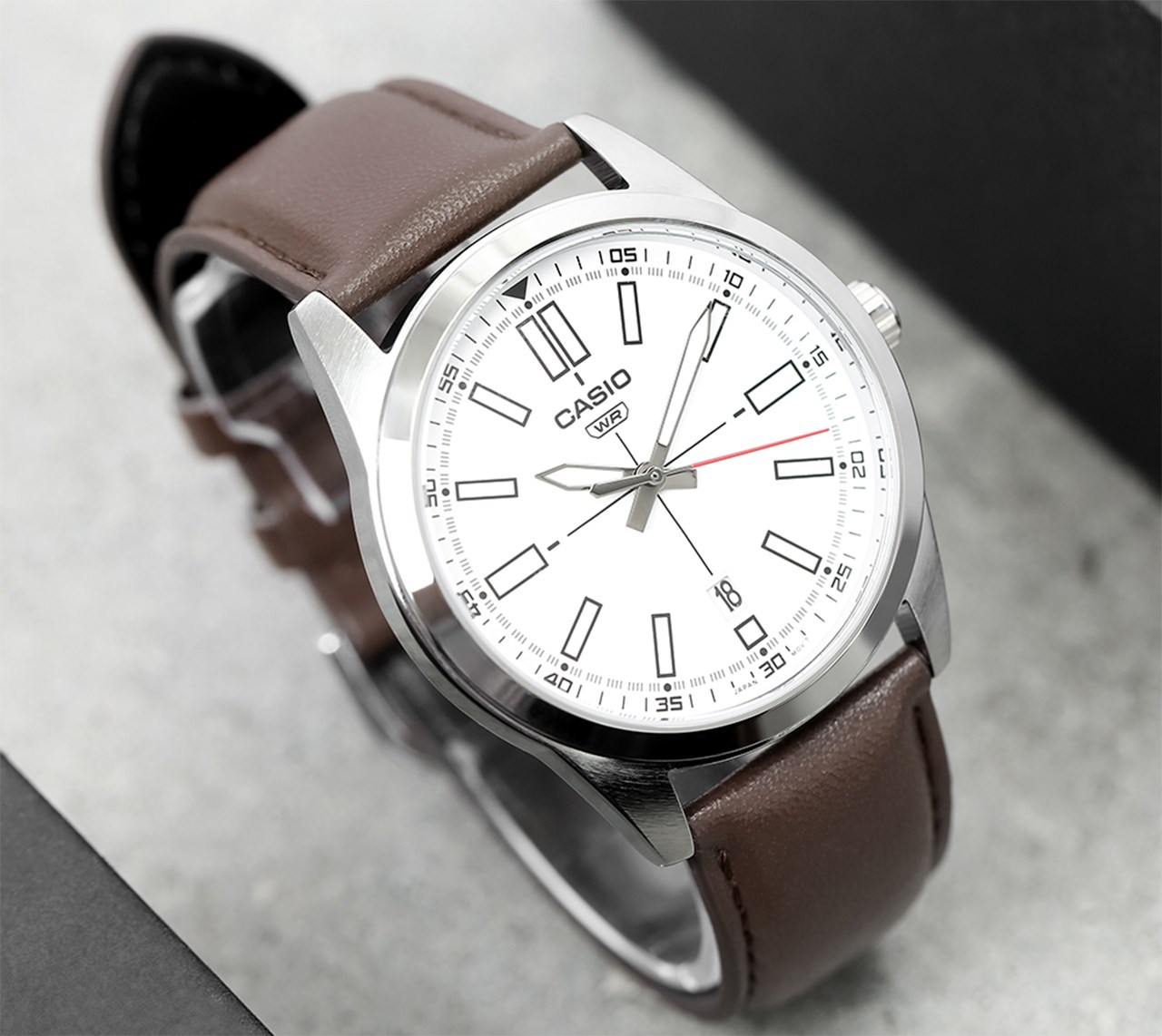 Đồng hồ CASIO 41 mm Nam MTP-VD02L-7EUDF Đồng hồ CASIO 41 mm Nam MTP-VD02L-7EUDF