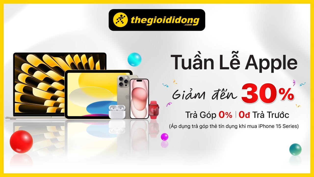 Tuần lễ Apple: iPhone, iPad, MacBook đồng loạt giảm giá, rẻ nhất là iPhone 11 chỉ còn 9.9 triệu Tuần lễ Apple: iPhone, iPad, MacBook đồng loạt giảm giá, rẻ nhất là iPhone 11 chỉ còn 9.9 triệu