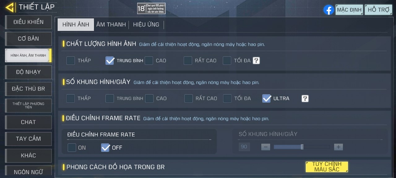 Thiết lập đồ họa game Call of Duty Mobile trên Xiaomi 14. Thiết lập đồ họa game Call of Duty Mobile trên Xiaomi 14.